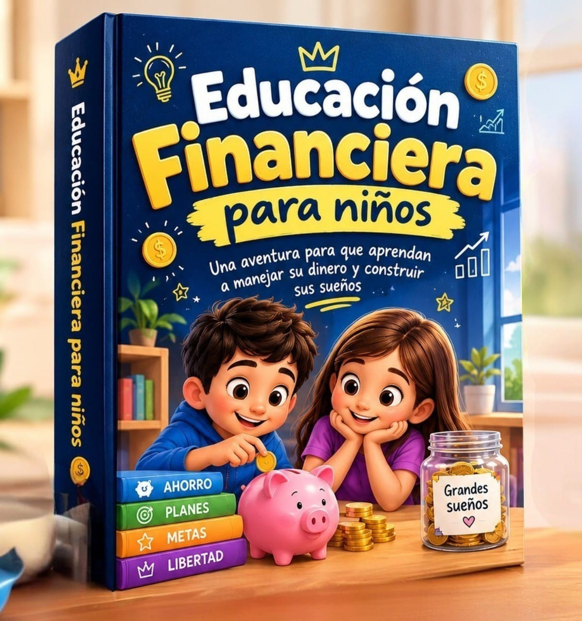 EDUCACION FINANCIERA PARA NIÑOS: Aprende a ser, hacer y tener con inteligencia financiera.
