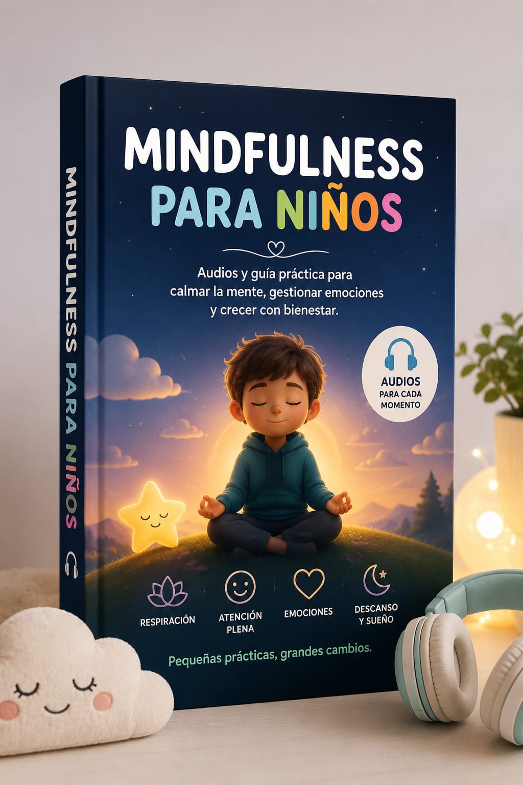 MINDFULNESS PARA NIÑOS: Audios y Guía práctica para calmar la mente, gestionar emociones y crecer con bienestar
